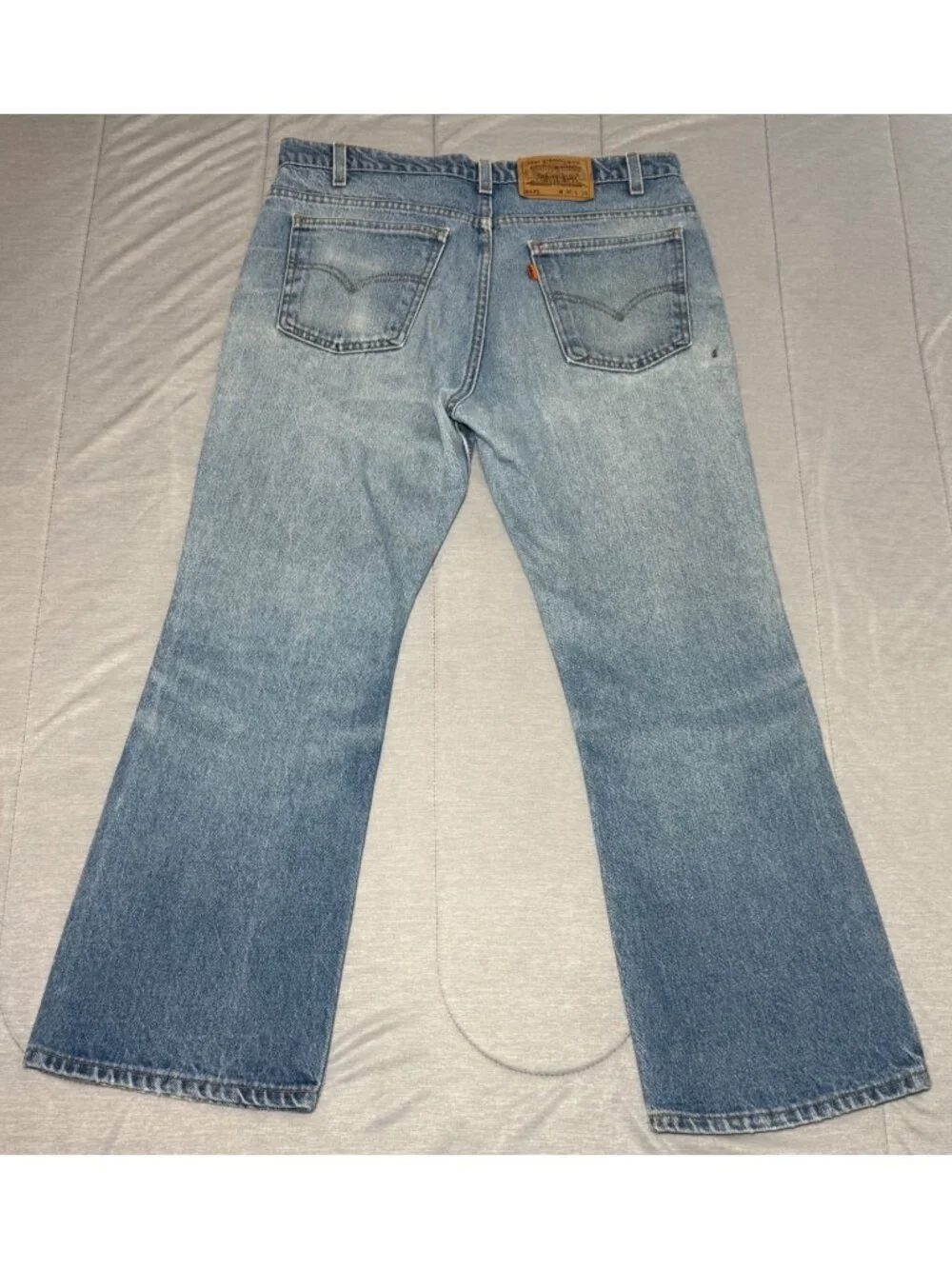 Vintage Levi's 517 Orange Tab Denim Jeans Men 36x29 Made in USA